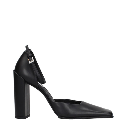 Alaïa Black Leather High Heel Pumps