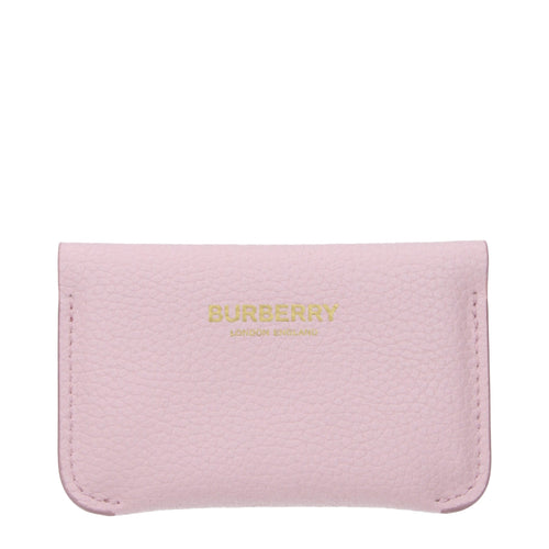 Burberry Pink Leather Cardholder