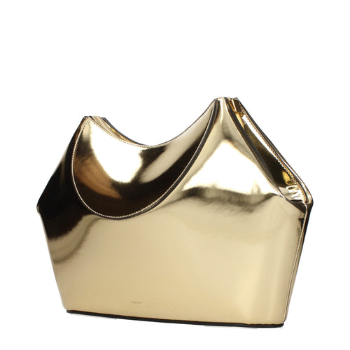 Givenchy Gold Leather Clutch Bag