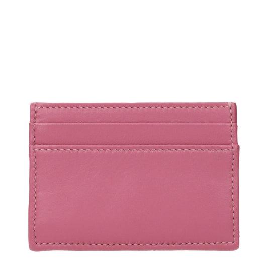 Versace Pink Leather Cardholder