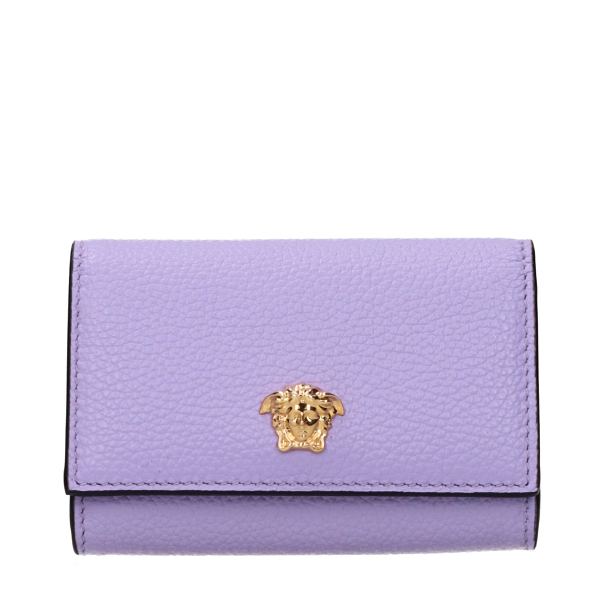 Versace Purple Leather Wallet