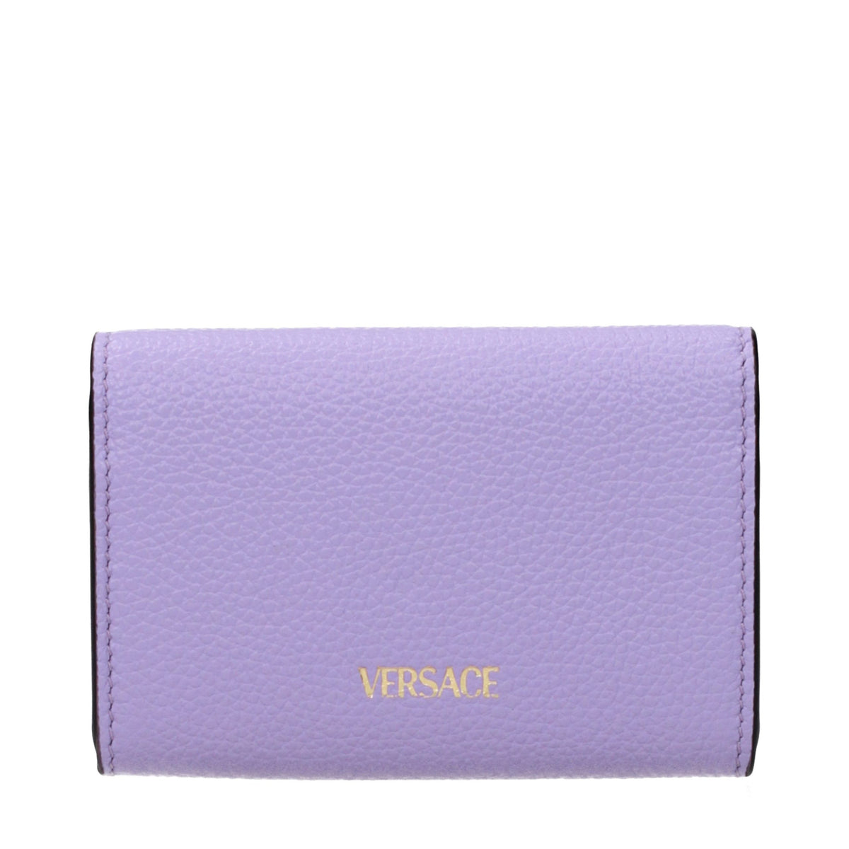 Versace Purple Leather Wallet