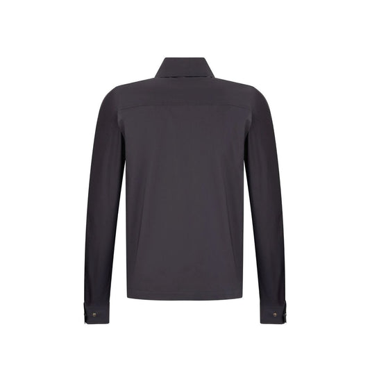 Herno Blue Cotton Shell Jacket
