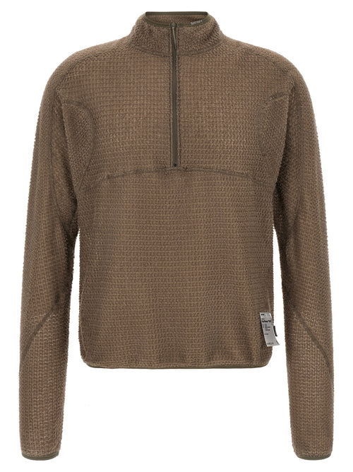 SATISFY Brown Polyester Sweatshirt