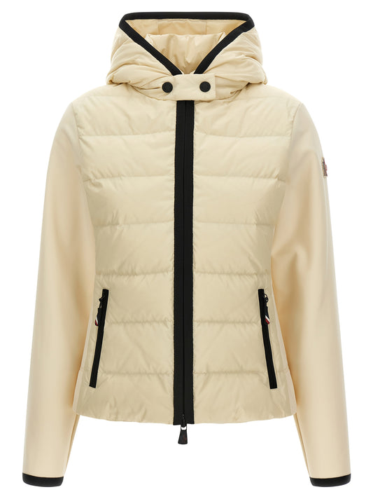 Moncler Grenoble White Polyamide Cardigan