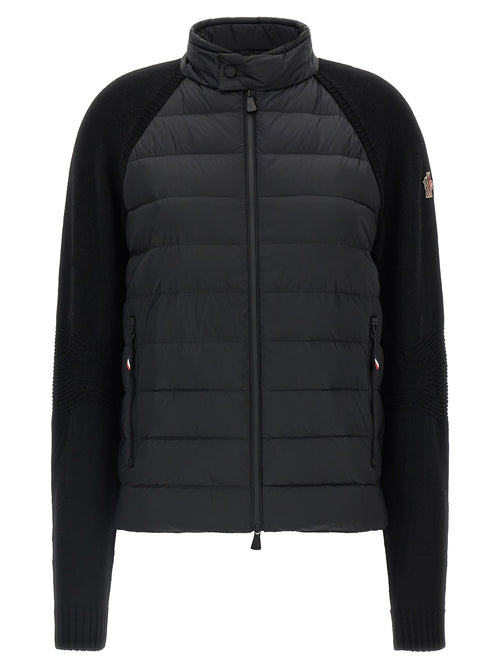 Moncler Grenoble Black Polyamide Cardigan