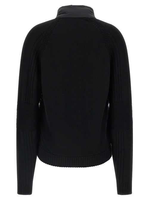 Moncler Grenoble Black Polyamide Cardigan