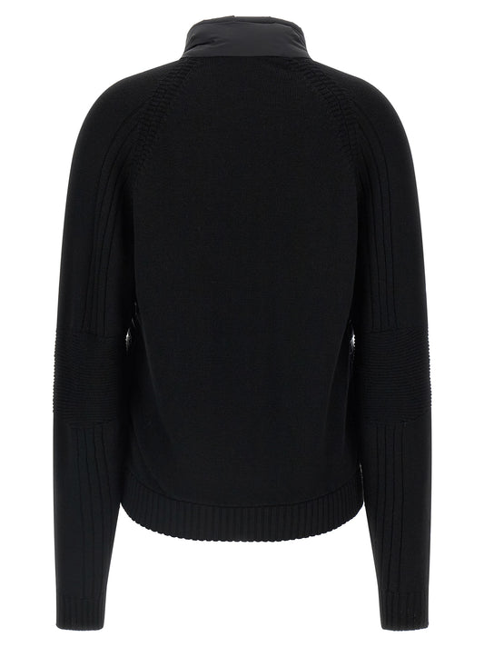 Moncler Grenoble Black Polyamide Cardigan