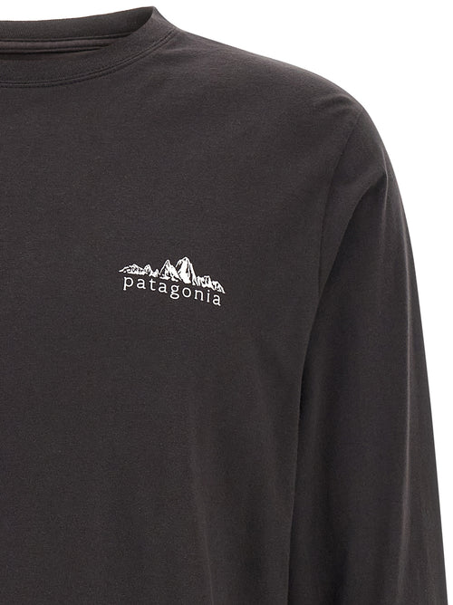 PATAGONIA Black Cotton T-Shirt