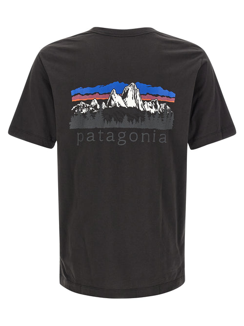 PATAGONIA Black Cotton T-Shirt