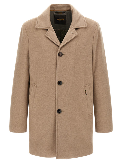 MooRER Beige Wool Coat
