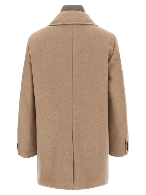 MooRER Beige Wool Coat