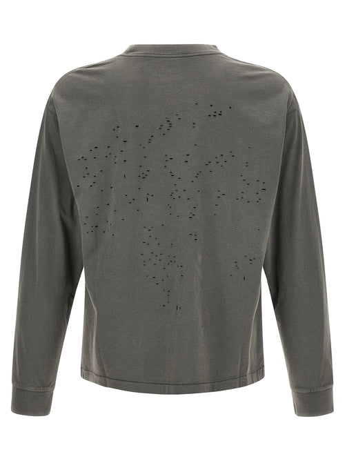 SATISFY Gray Cotton T-Shirt