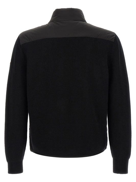 Moncler Black Polyamide Cardigan
