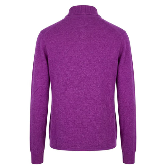 Malo Purple Silk Men Sweater