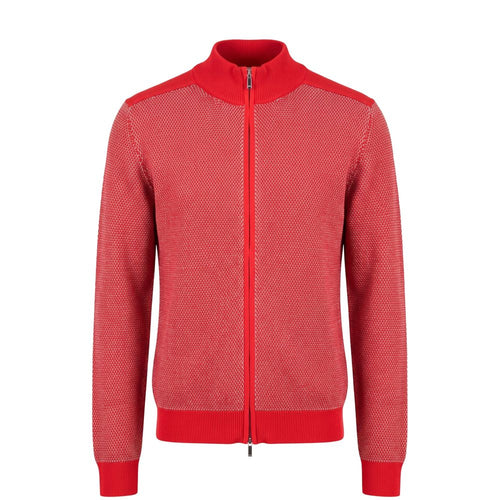 Malo Red Cotton Men Sweater