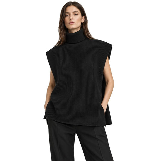 Max Mara Black Cashmere Waistcoat