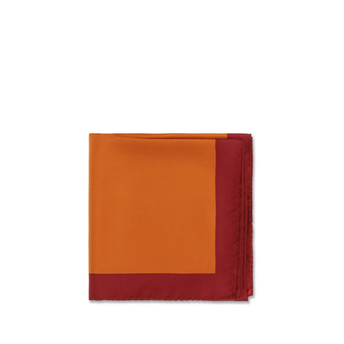 Saint Laurent Orange Silk Foulard