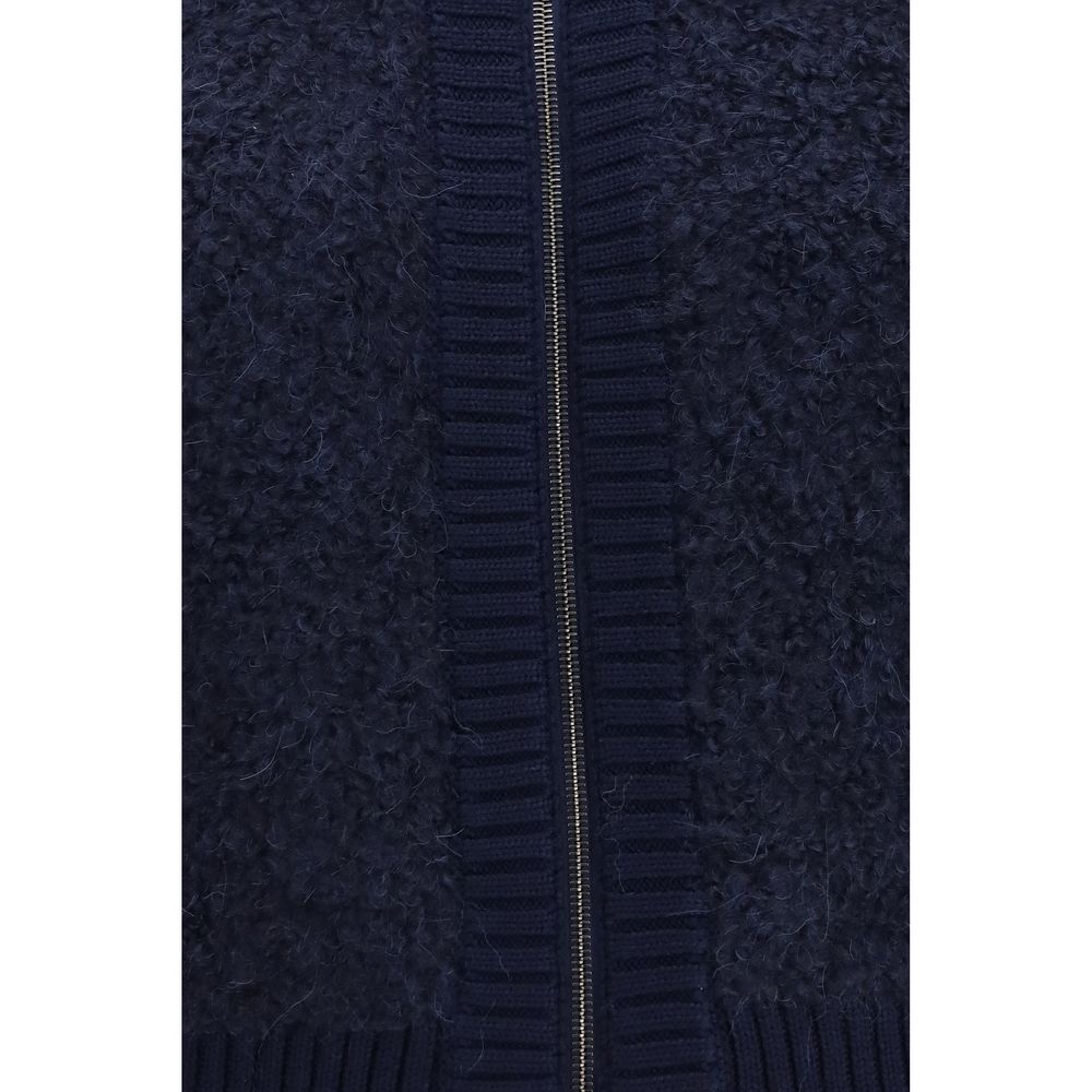 Jacob Cohen Blue Alpaca Sweatshirt