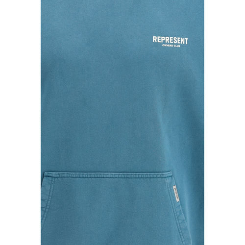 Represent Blue Cotton Sweatshirt
