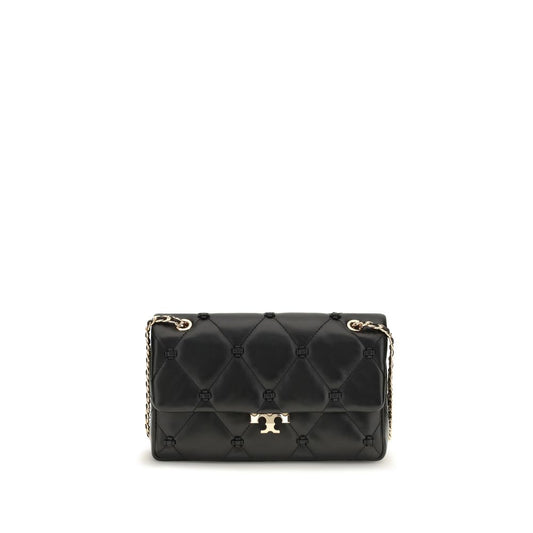 Tory Burch Black Napa Leather / Calf Shoulder Bag