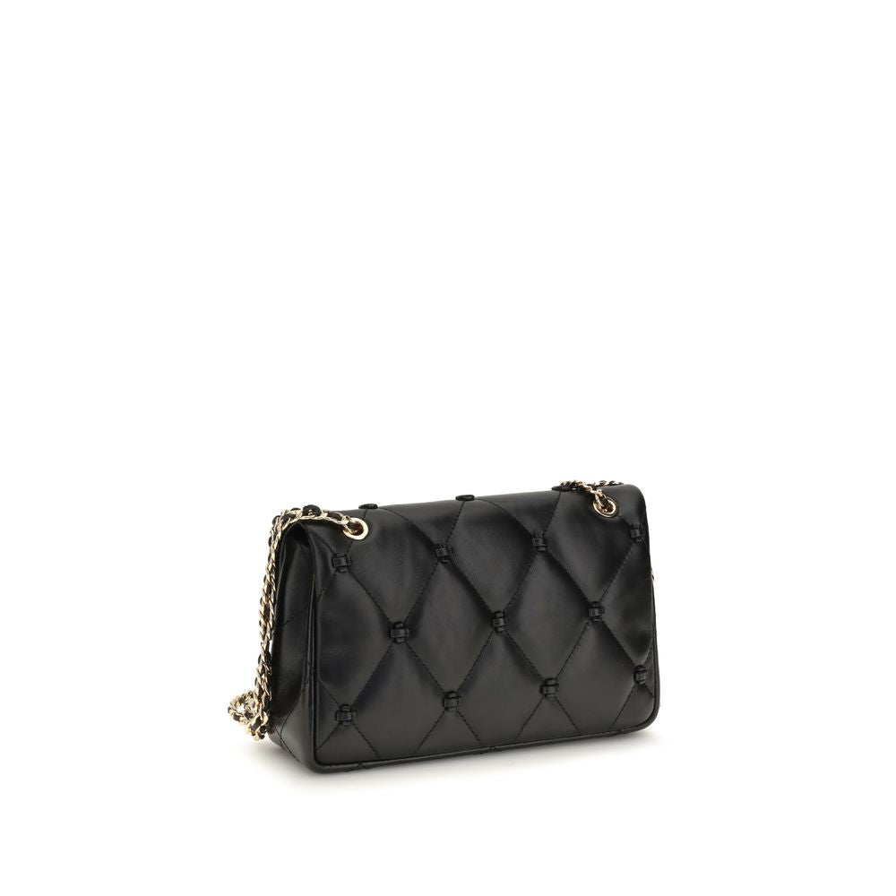Tory Burch Black Napa Leather / Calf Shoulder Bag