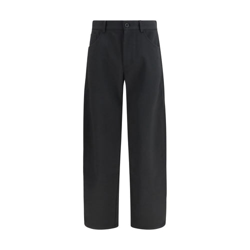 SÉFR Black Polyester Casual Pants