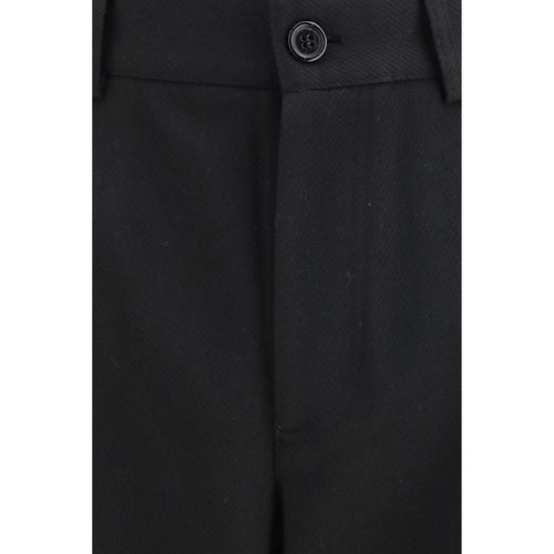 SÉFR Black Polyester Casual Pants