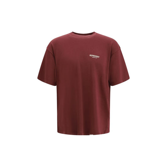 Represent Bordeaux Cotton T-Shirt