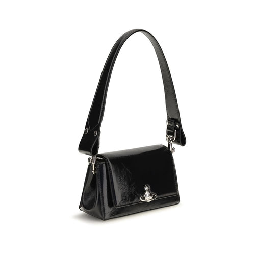 Vivienne Westwood Black Calf Leather Handbag