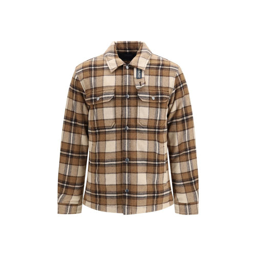 Woolrich Brown Wool Full-Length Jacket