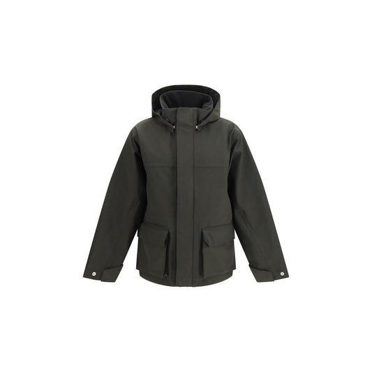 GR10K Black Polyester Parka