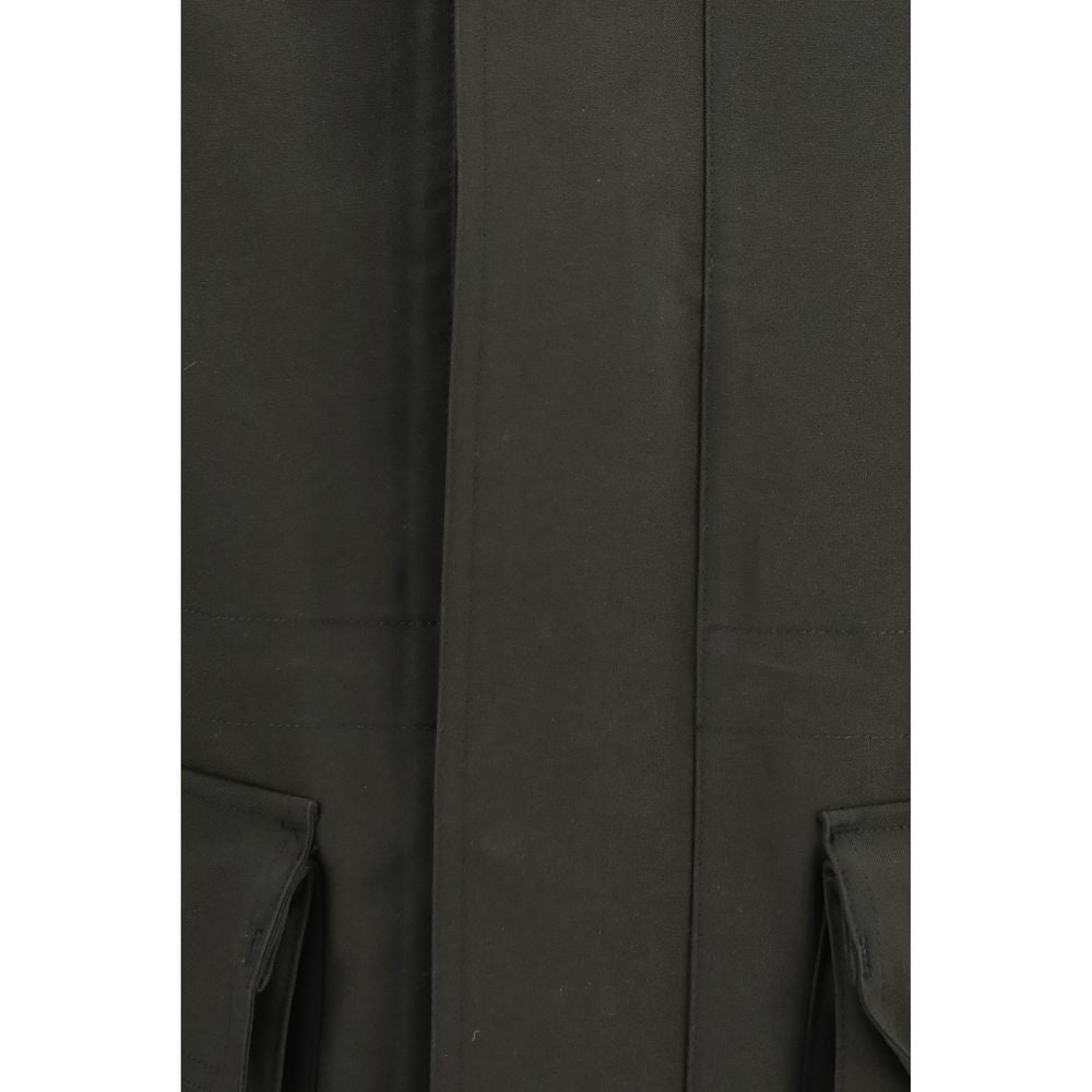 GR10K Black Polyester Parka