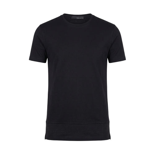 Roberto Pepe Luxury Black Cotton Men Sweater