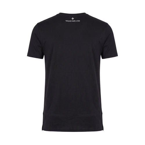 Roberto Pepe Luxury Black Cotton Men Sweater