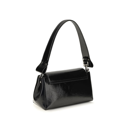 Vivienne Westwood Black Calf Leather Bos Taurus Handbag