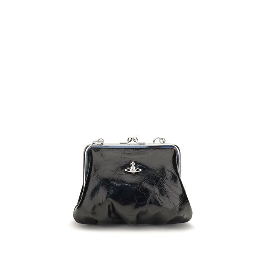 Vivienne Westwood Black Calf Leather Bos Taurus Wallet