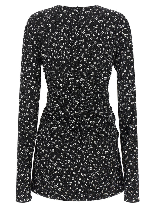 Dolce & Gabbana Black Silk Short Dress