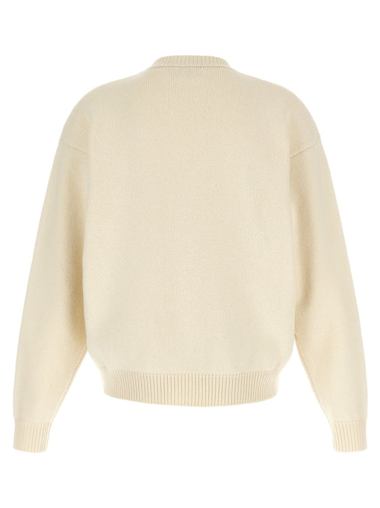 Dsquared² White Wool Cardigan