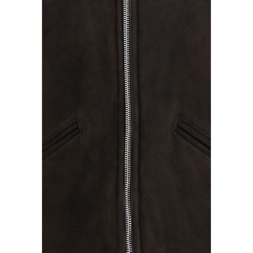 Valstar Brown Lamb Ovis Aries Leather Jacket