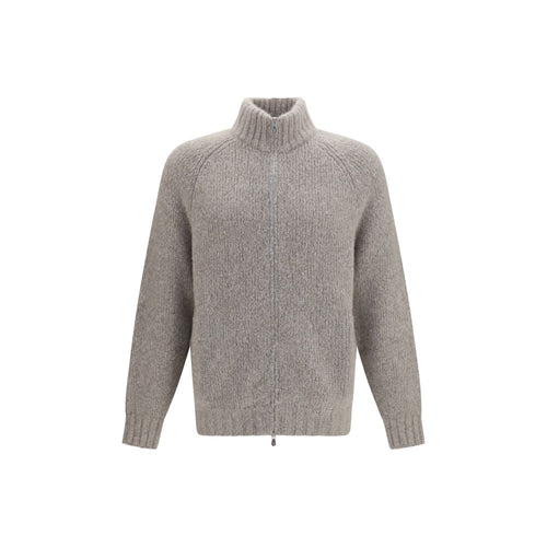 Brunello Cucinelli Gray Cashmere Cardigan
