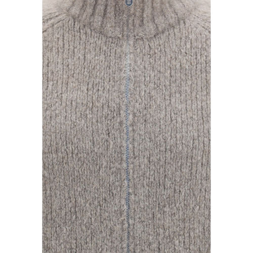 Brunello Cucinelli Gray Cashmere Cardigan