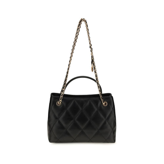 Tory Burch Black Calf Leather Shoulder Bag
