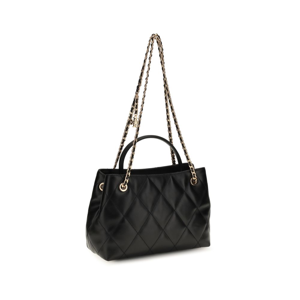 Tory Burch Black Calf Leather Shoulder Bag