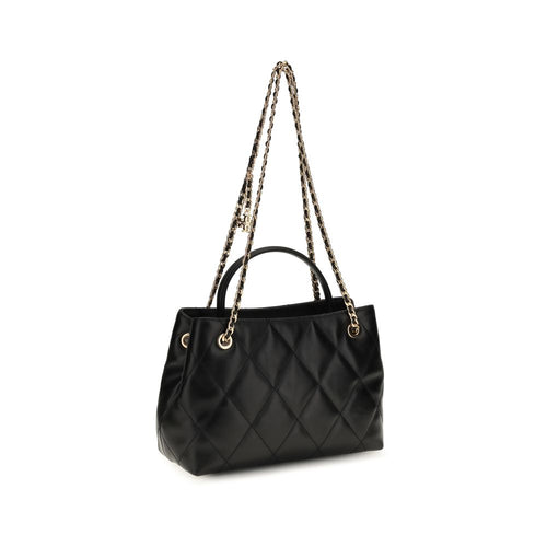 Tory Burch Black Calf Leather Shoulder Bag