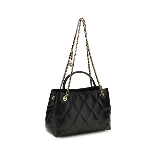 Tory Burch Black Calf Leather Shoulder Bag
