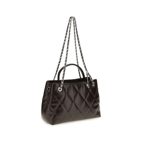 Tory Burch Brown Calf Leather Shoulder Bag