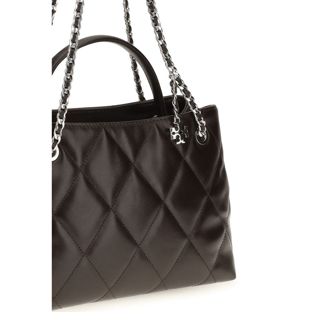 Tory Burch Brown Calf Leather Shoulder Bag
