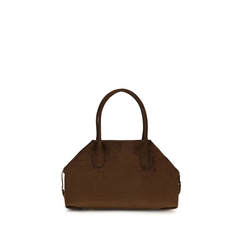 THEMOIRè Brown Suede Leather Handbag