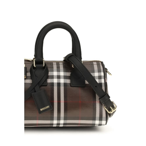 Burberry Brown Cotton Shoulder Bag